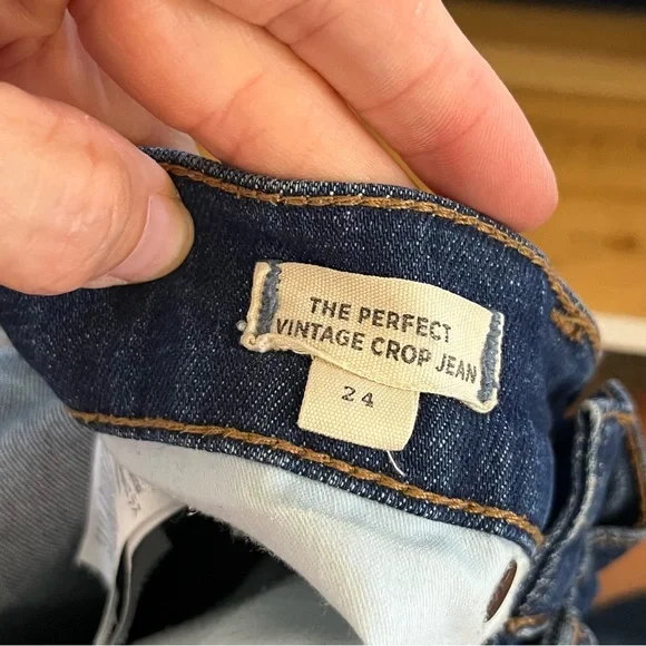 Madewell The Perfect Vintage Jean in Bellbrook Wash:  Comfort Stretch sz 24 - Picture 14 of 15